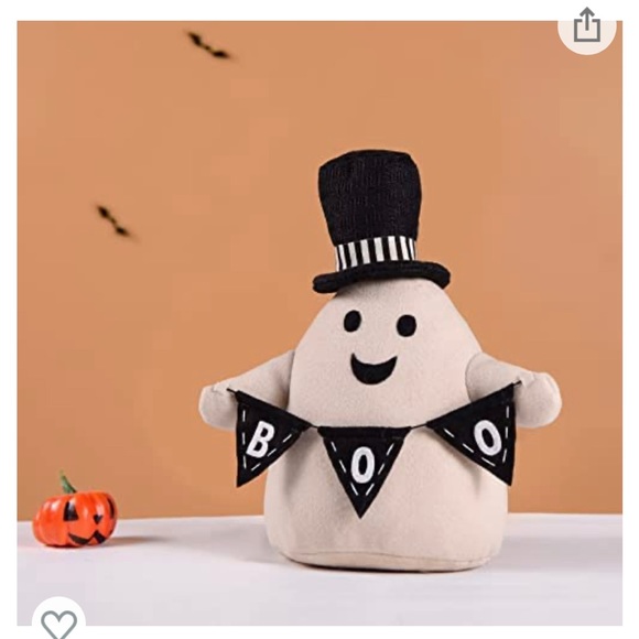 White Plush Ghost NEW - Picture 1 of 4